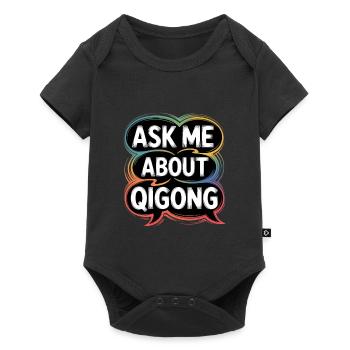Qigong Tai Chi - Baby Premium short-sleeve bodysuit - black - Front