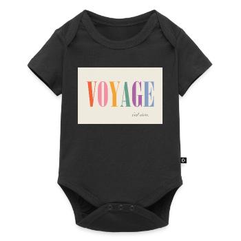 Voyage – c'est vivre - Baby Premium short-sleeve bodysuit - black - Front