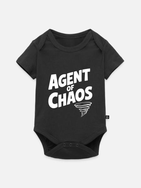 Agent des Chaos - Baby Premium Kurzarmbody - Schwarz