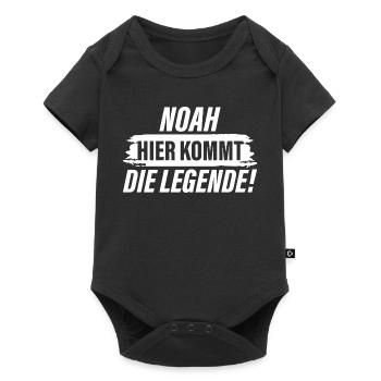 Noah – voici la légende ! - Body à manches courtes Premium Bébé - noir - Devant