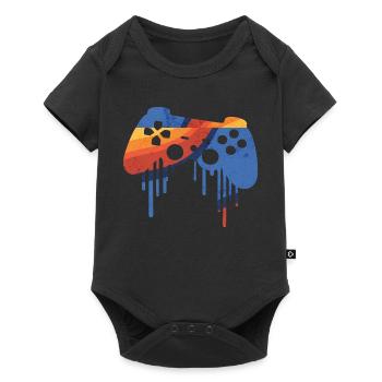 Gaming Retro - Baby Premium short-sleeve bodysuit - black - Front