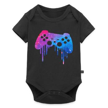 Gaming Splash - Baby Premium short-sleeve bodysuit - black - Front