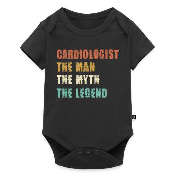 Cardiologist: Man, Myth, Legend - Baby Premium short-sleeve bodysuit - black - Front