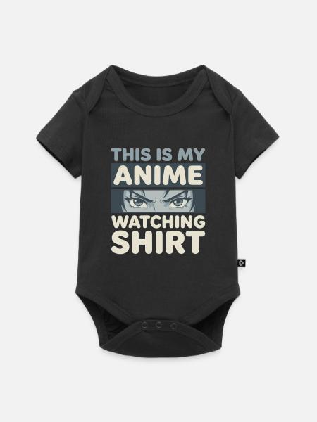 Fokus an: Das ultimative Anime-Shirt - Baby Premium Kurzarmbody - Schwarz