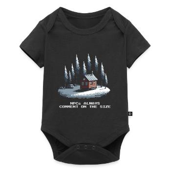 Tous commentent la taille | Humour de Tiny House - Body à manches courtes Premium Bébé - noir - Devant