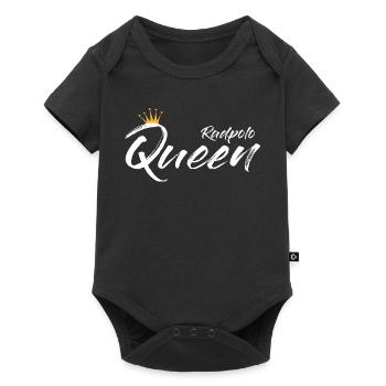 Reine du polo à vélo - Body à manches courtes Premium Bébé - noir - Devant