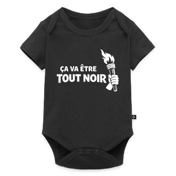 It's going to be all black - Baby Premium short-sleeve bodysuit - black - Front