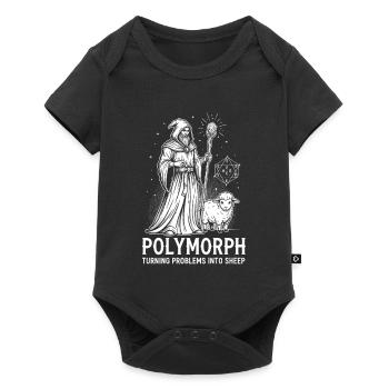 Magician RPG Nerd Humor Spell - Baby Premium short-sleeve bodysuit - black - Front