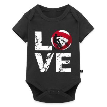 Love Cycling Ball, Cycling Players, Indoor Cycling - Baby Premium short-sleeve bodysuit - black - Front