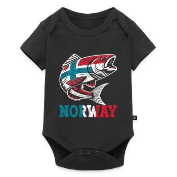 Pêcheurs de Norvège Pêcheurs Pêcheurs de Norvège - Body à manches courtes Premium Bébé - noir - Devant