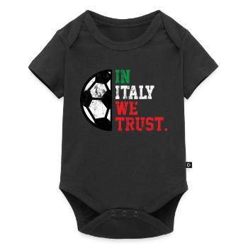 En Italie, nous avons confiance - Body à manches courtes Premium Bébé - noir - Devant