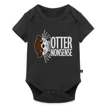 Otter Nonsense Funny Pun Otter Love Saying - Baby Premium short-sleeve bodysuit - black - Front