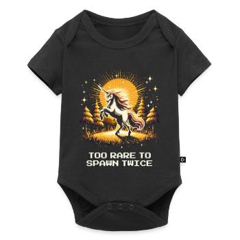 Too Rare | One-time | Unicorn | Unique piece - Baby Premium short-sleeve bodysuit - black - Front