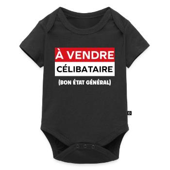 bachelor - Baby Premium short-sleeve bodysuit - black - Front