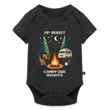 XP Boost Campfire Nights | Van Life - Baby Premium short-sleeve bodysuit - black - Front
