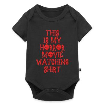 Scary Horror Movie Fans Halloween Horror Movie - Baby Premium short-sleeve bodysuit - black - Front