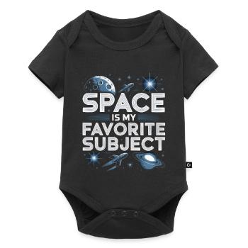Astronomer Galaxy Outerspace Universe Astronomy - Baby Premium short-sleeve bodysuit - black - Front