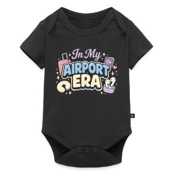 Anxiété liée au voyage, humour à l’aéroport, chaos à l’aéroport, c’est - Body à manches courtes Premium Bébé - noir - Devant