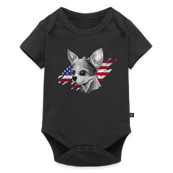 Chihuahua Chihuahueño American - Baby Premium short-sleeve bodysuit - black - Front