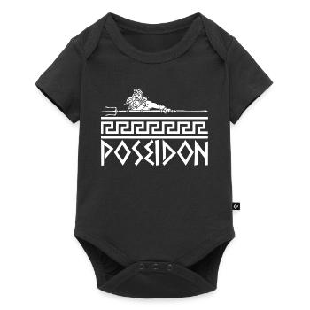 Greek God of the Sea (White) - Baby Premium short-sleeve bodysuit - black - Front