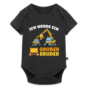 I'm going to be a big brother digger sibling - Baby Premium short-sleeve bodysuit - black - Front