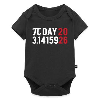 Pi Day 2026 avec le jeu des chiffres | Numéro de district 3.1415 - Body à manches courtes Premium Bébé - noir - Devant