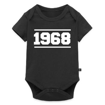1968 Cadeau rétro 1968 - Body à manches courtes Premium Bébé - noir - Devant