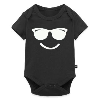 Sourire - Body à manches courtes Premium Bébé - noir - Devant