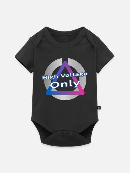 Elektro-Neon - Baby Premium Kurzarmbody - Schwarz
