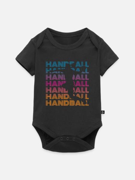 Handball Spielerin - Baby Premium Kurzarmbody - Schwarz
