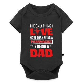 Dear Pharmacists Pharmacy Technician Father Father - Baby Premium short-sleeve bodysuit - black - Front