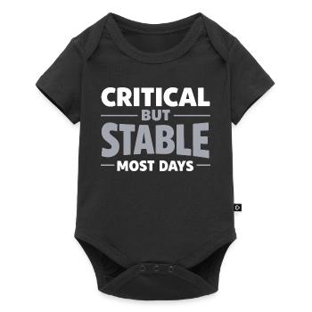 Intensivpflegesanitäter Advanced Emt Als Identity - Baby Premium Kurzarmbody - Schwarz - Vorne
