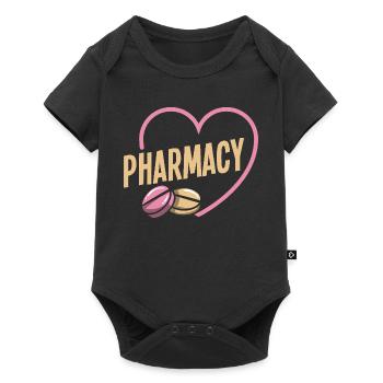 Heart Pharmacist Pharmacy Technician Job Love - Baby Premium short-sleeve bodysuit - black - Front