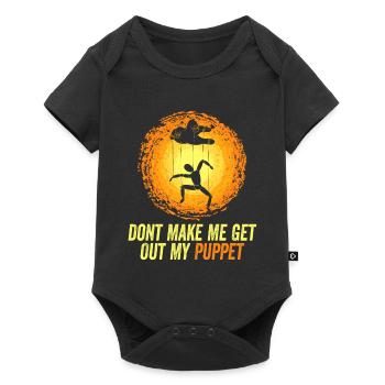 Puppet Master Pun Tee - Baby Premium short-sleeve bodysuit - black - Front