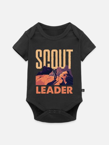 Pfadfinderleiter Scouting Troop Leader Hobby - Baby Premium Kurzarmbody - Schwarz
