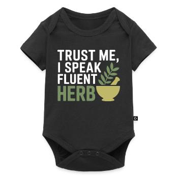 Certified Clinical Phytotherapy Specialist Gear  - Baby Premium short-sleeve bodysuit - black - Front