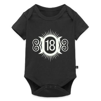 18 - Baby Premium short-sleeve bodysuit - black - Front