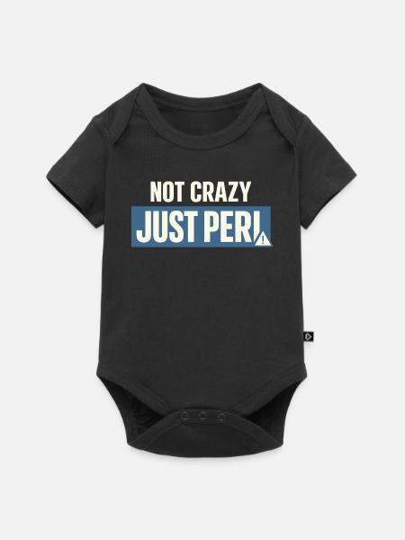 Perimenopause Humor Perimenopause - Baby Premium Kurzarmbody - Schwarz