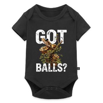 King Python Snakes Lover Terrarium Python - Baby Premium short-sleeve bodysuit - black - Front