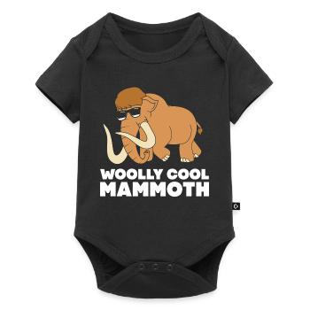 Mammut - Baby Premium Kurzarmbody - Schwarz - Vorne