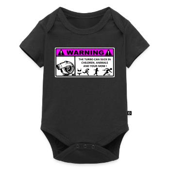 Turbo  - Body à manches courtes Premium Bébé - noir - Devant