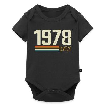February 1978 - February 1978 Anniversary 1978 - Baby Premium short-sleeve bodysuit - black - Front
