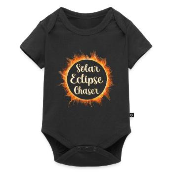 Solar eclipse chaser - Baby Premium Kurzarmbody - Schwarz - Vorne