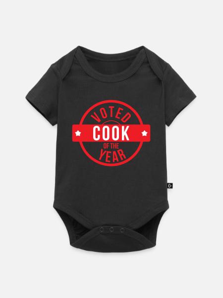 Voted Cook of the Year : Badge de Chef - Baby Premium short-sleeve bodysuit - black