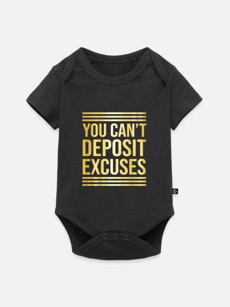 Workaholic - Baby Premium Kurzarmbody - Schwarz