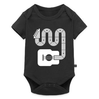 Guitare acoustique abstraite - Body à manches courtes Premium Bébé - noir - Devant