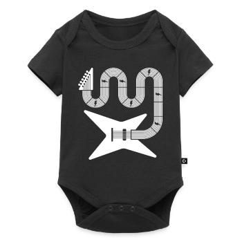 Guitare électrique abstraite - Body à manches courtes Premium Bébé - noir - Devant
