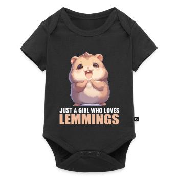 Lemmings Lemming - Baby Premium short-sleeve bodysuit - black - Front