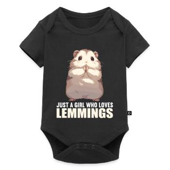 Lemmings Lemming - Baby Premium short-sleeve bodysuit - black - Front