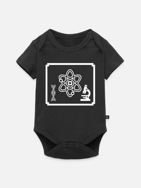  Labor Monitor Pixel Wissenschaft - Baby Premium Kurzarmbody - Schwarz